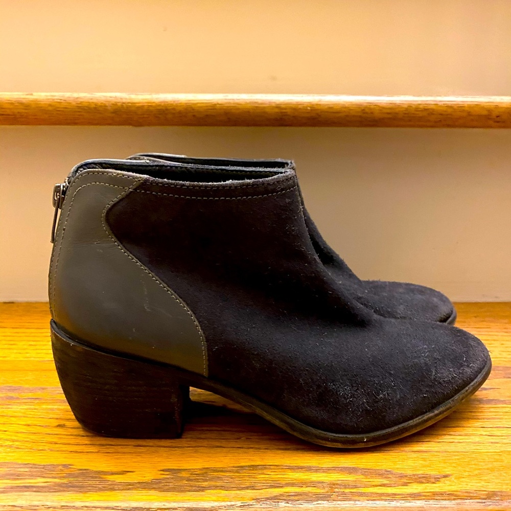 Charcoal booties size 10